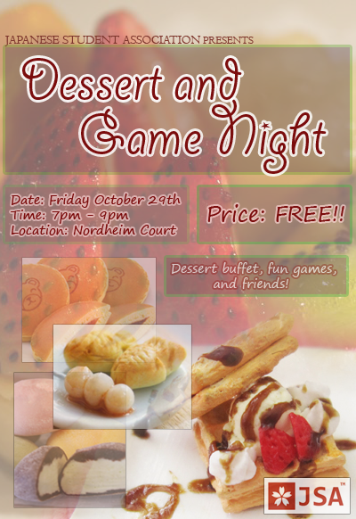 Dessert and Game Night